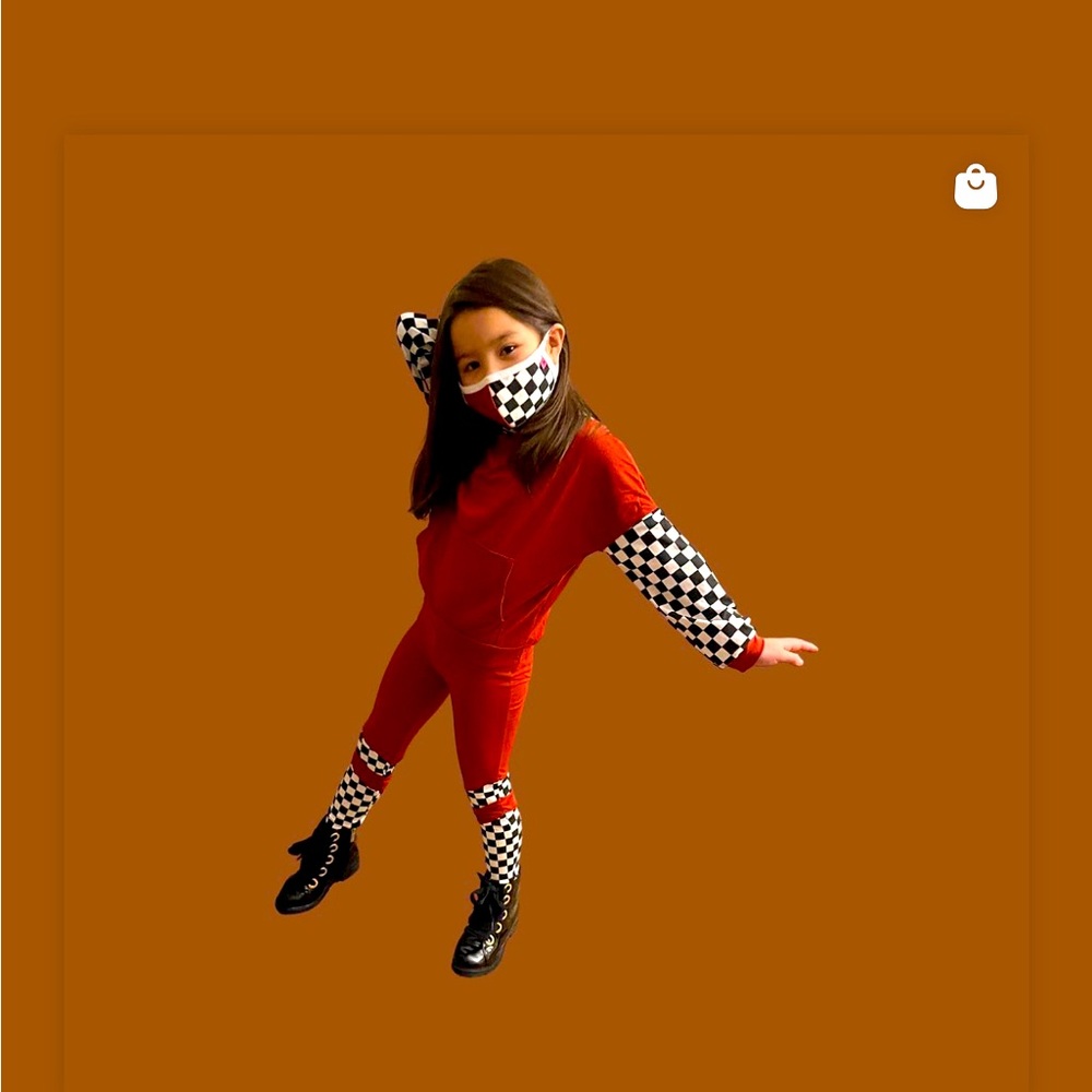 GIRL PLAID HOODIE
